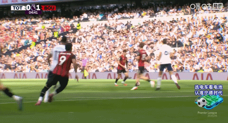 伯恩茅斯1-0托特纳姆热刺,埃万尼尔松制胜